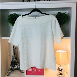 Chico’s Cream Sweater Short Sleeve
